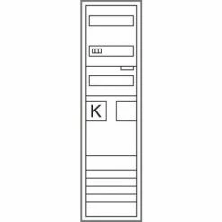Alternative view of Budget 🧨 Hager Komplettschrank, Univers Z ZB31ET21W1 ⭐