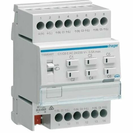 Aktion 🤩 Hager Heizungsaktor 6fach KNX TXM646T ✨ 1 Aktion 🤩 Hager Heizungsaktor 6fach KNX TXM646T ✨
