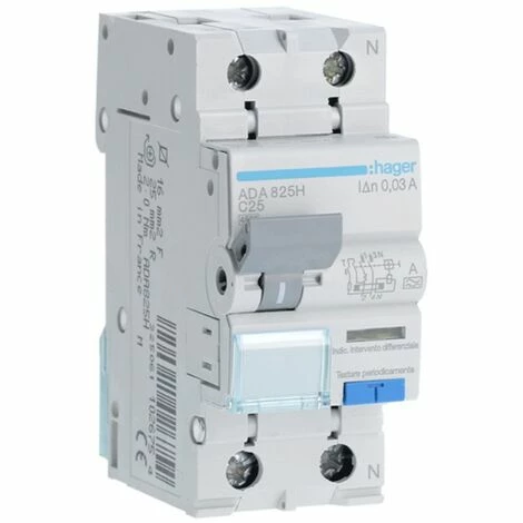 Blitzangebot 😍 Fehlerstrom-Schutzschalter Hager 1P+N 30MA 25A ADA825H 🧨 1 Blitzangebot 😍 Fehlerstrom-Schutzschalter Hager 1P+N 30MA 25A ADA825H 🧨