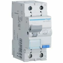 Rabatt 😉 Fehlerstrom-Schutzschalter Hager 1P+N 30MA 25A ADC825H ✨