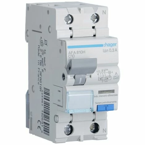 Blitzangebot 🧨 Fehlerstrom-Schutzschalter Hager 1P+N 300MA 10A AFA810H 😉 1 Blitzangebot 🧨 Fehlerstrom-Schutzschalter Hager 1P+N 300MA 10A AFA810H 😉