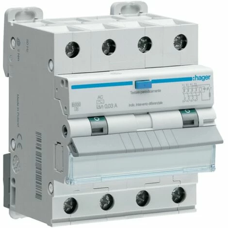 Fehlerstrom-Schutzschalter Hager 4P 300MA 10A AFP460H Angebote ❤️ Fehlerstrom-Schutzschalter Hager 4P 300MA 10A AFP460H 🧨 -HAGER SHOP 28566881 1