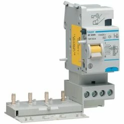 Brandneu 🧨 Hager-Differenzialsperre 4P 25A 300mA A 3 Module BF425N 🎉