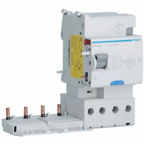 Billig ⭐ Hager-Differenzialsperre 4P 63A 500mA AC/S 3 Module BR464N 🤩 1 Billig ⭐ Hager-Differenzialsperre 4P 63A 500mA AC/S 3 Module BR464N 🤩