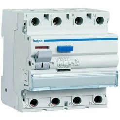 Neu ⭐ HAGER Fehlerstrom-Schutzschalter 4P 40A 300MA AC 4 Module CFC440H 🎁