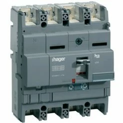 Bester Verkauf 🧨 Thermisch-magnetischer Schutzschalter Hager 4P 250A 40KA X250 HNB251H 👏