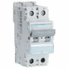 Rabatt ⌛ Leistungsschalter Hager 2P 6KA 25A C 2 Module MCA225 ❤️