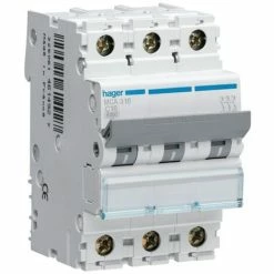 Angebote 💯 Leistungsschalter Hager 16A 3P 6KA C-3 Module MCA316 🧨