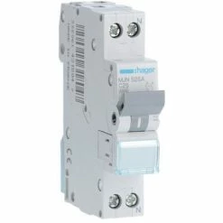 Angebote 💯 Leistungsschalter Hager 1P+N 25A 4,5 KA C 1 Modul MJN525A 😍