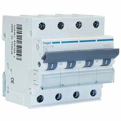 Aktion 😉 Leistungsschalter 4P Hager 4,5 KA 16A C 4 Module MYN416 🎁