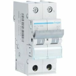 Blitzangebot 😍 Leistungsschalter Hager 1P+N 32A 4,5 KA C 2 Module MYN532 🥰