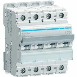 Großhandel 🌟 Leistungsschalter 4P Hager 16A 10KA C 4 Module NCN416A ✨