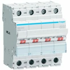 Coupon ❤️ Hager 4-poliger 40A-Trennschalter 4 Module SBN440 ✔️
