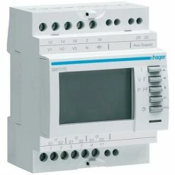 Budget ✔️ Hager Multifunktions-Amperemeter-Voltmeter HZ-H 4M SM101E 😉