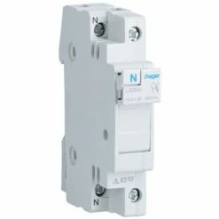 Aktion ⌛ Sicherungshalter Hager 32A 1P+N 10.3X38 1 Modul L50600 🔥
