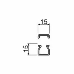 Brandneu 🤩 2 Meter Hager Installationskanal PVC LF, 20 X 19 X 2.000 Mm, Verkehrsweiß 🔥