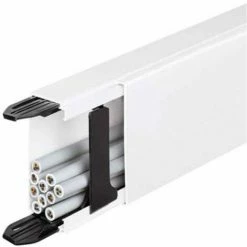 Brandneu 🤩 2 Meter Hager Installationskanal PVC LF, 25 X 25 X 2.000 Mm, Verkehrsweiß 💯