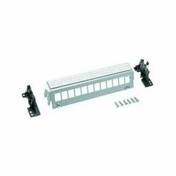 Bestes Angebot 🥰 Hager Patchpanel 12-fach Leer Für Keystone/Hutschiene FZ12MK 😍