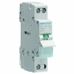 Brandneu 😍 Hager Wechselschalter REG 1W 16A 230V 1TE SFL116 🔥