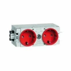 Besorgen 😉 Hager Steckdose 2f Rt Mt GEB-K IP20 ZP Horiz/vert Zentralpl GS20003020 ✨