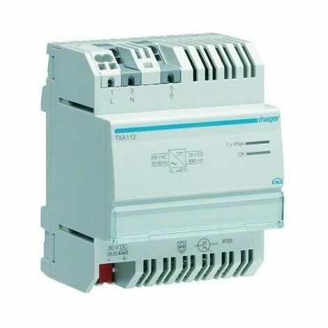 Billig 😀 Hager Spannungsversorgung KNX 4TE 640mA LED Bussystem KNX Mit LED-Anzeige TXA112 😀 1 Billig 😀 Hager Spannungsversorgung KNX 4TE 640mA LED Bussystem KNX Mit LED-Anzeige TXA112 😀
