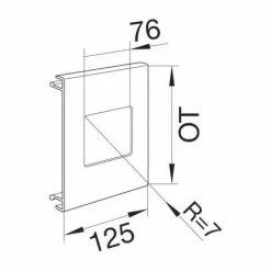 Alternative view of Coupon 🧨 Hager Geräteblende GEB-K 1f 100mm Kst Rws Ger_ZentrScheib L91209010 🧨
