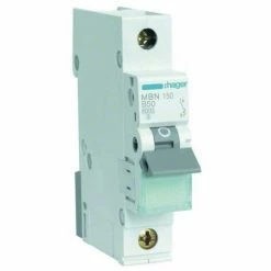 Billig 🤩 Hager Leitungsschutzschalter AC B 50A 1p 415V 6kA 1TE 50Hz Zusatzeinrichtungen Möglich MBN150 🔥