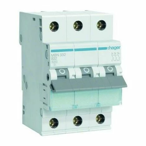 Budget ✨ Hager Leitungsschutzschalter AC B 32A 3p 415V 6kA 3TE 50Hz Zusatzeinrichtungen Möglich MBN332 👍 1 Budget ✨ Hager Leitungsschutzschalter AC B 32A 3p 415V 6kA 3TE 50Hz Zusatzeinrichtungen Möglich MBN332 👍
