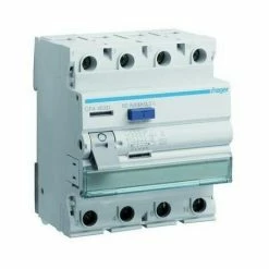 Aktion ⭐ Hager FI-Schutzschalter A 4p 400V 63A 0,3A 4TE REG DIN-Schiene(REG) 1,5kA 0,25kA/stoß CFA463D 🤩