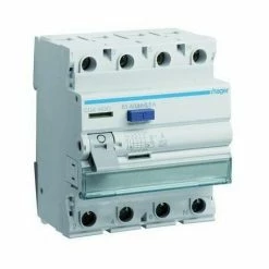 Brandneu 🎁 Hager FI-Schutzschalter A 4p 400V 63A 0,5A 4TE REG DIN-Schiene(REG) 1,5kA 0,25kA/stoß CGA463D 👏