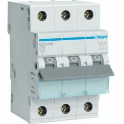 Rabatt 🔔 Hager LS-SCHALTER 3P 40A-C 6KA 3PLE (MCN340) 🎁