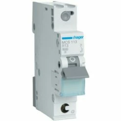 Billig 🌟 Hager LS-SCHALTER 1P 13A-C 6KA 1PLE (MCS113 QUICK CONNECT) 🔥