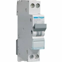 Billig 😀 HAGER Leitungsschutzschalter Schmalbau 16A 1P+N C 6kA 1TE 🧨