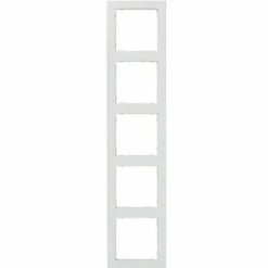 Am billigsten 💯 HAGER Kallysto.pur 5-fach Rahmen Brillantweiß 👏