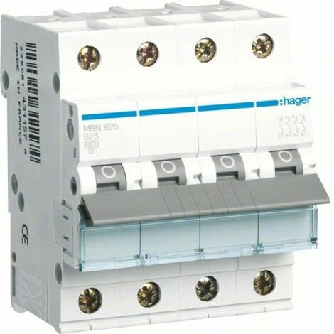 Schlussverkauf 💯 Hager LS-SCHALTER 3P+N 25A-B 6KA4PLE (MBN625) 🌟 1 Schlussverkauf 💯 Hager LS-SCHALTER 3P+N 25A-B 6KA4PLE (MBN625) 🌟