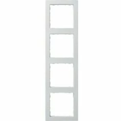 Blitzangebot 🤩 HAGER Kallysto.pur 4-fach Rahmen Brillantweiß 🧨