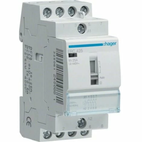 Coupon 😉 HAGER Installationsschütz 25A 4S 230VAC Mit Handschaltung, 😉 1 Coupon 😉 HAGER Installationsschütz 25A 4S 230VAC Mit Handschaltung, 😉