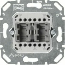 Bestes Angebot 🔥 HAGER Kallysto Gruppen-Wipptaster Einsatz 4Schließer 👍