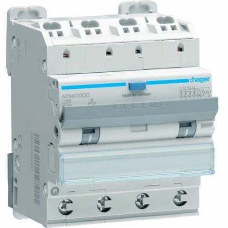 Brandneu 🎉 Hager FI-LS 4P 6KA C20A 30MA A QC/QB (ADM470QC) 😍 1 Brandneu 🎉 Hager FI-LS 4P 6KA C20A 30MA A QC/QB (ADM470QC) 😍