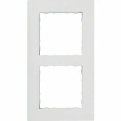 Großhandel 🎁 HAGER Kallysto.art 2-fach Rahmen Brillantweiß 👏