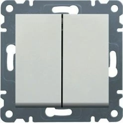 Beste Bewertungen von 🎁 HAGER Lumina | Polarweißer Doppelschalter WL0040 🤩