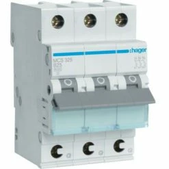 Billig 👍 Hager LS-SCHALTER 3P 25A-C 6KA 3PLE (MCS325 QUICK CONNECT) 🧨