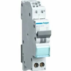 Bestpreis 🔔 Hager LS-SCHALTER 1P+N 10A-B6KA 1PLE (MKS510 QUICK CONNECT) ❤️