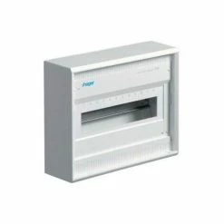 Neu 🥰 Hager VA12CN Verteilerschrank Aufputz Anzahl Teilungen = 12 Anzahl Reihen = 1 ✔️