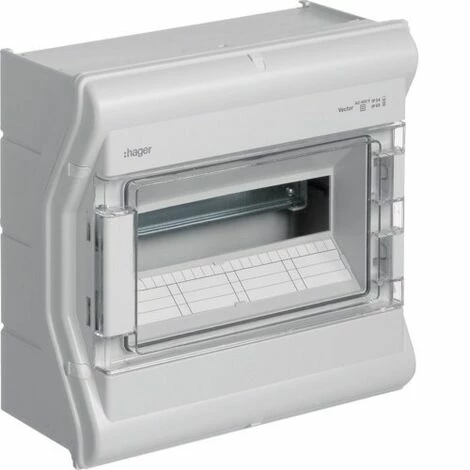 Bestpreis 🎉 HAGER VE110E | Aufputzverteiler Vector VE Mit 1 Reihe 8+2 IP55 🔔 1 Bestpreis 🎉 HAGER VE110E | Aufputzverteiler Vector VE Mit 1 Reihe 8+2 IP55 🔔