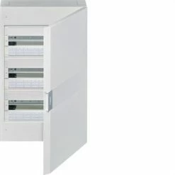 Angebote 😉 HAGER VB318PE | Aufputz-Schaltschrank VEGA VB 3-reihig Mit 18 Modulen Undurchsichtige Tür ❤️