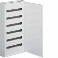 Bestes Angebot 🧨 HAGER FW624WT | FW2 Aufputzschaltschrank Mit 6 Reihen 24 Module 👍