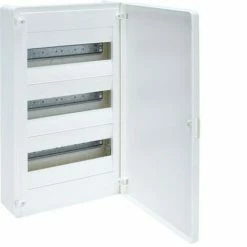 Rabatt 🔥 HAGER VS312PE | VF Golf Surface Schaltschrank Mit 3 Reihen 36 Module Opak Weiß+Streifen ✨