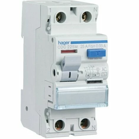 HAGER CDH263M | Differential 2P 63A 30mA Typ HI Auslauf ❤️ HAGER CDH263M | Differential 2P 63A 30mA Typ HI 🥰 -HAGER SHOP 56813525 1