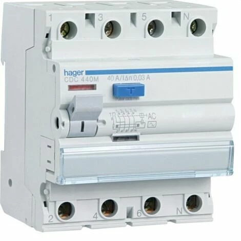 HAGER CDC425M | Differential 4P 25A 30mA Typ-AC Besorgen ⌛ HAGER CDC425M | Differential 4P 25A 30mA Typ-AC ❤️ -HAGER SHOP 56813621 1